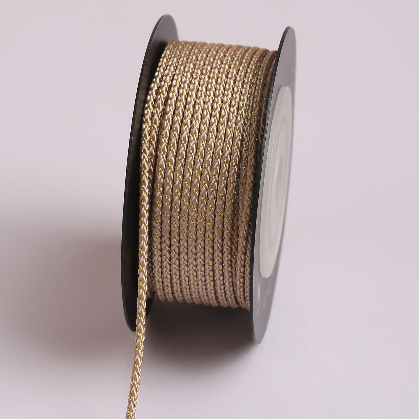 1.5mm Metallic Mambo Braided Cord for Jewelry Making, Shiny Craft Rope for Bracelets, Necklaces & DIY Decorations
