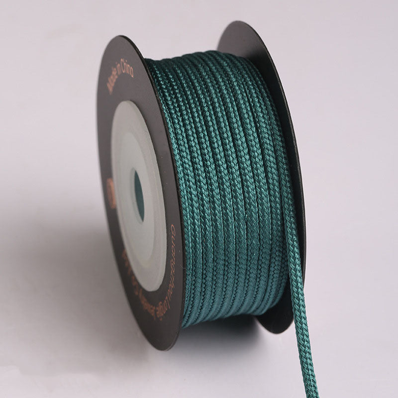 2mm Round Braiding Rope for Jewelry Crafting, Soft Decorative String for Necklaces, Bracelets & Traditional Knot Art