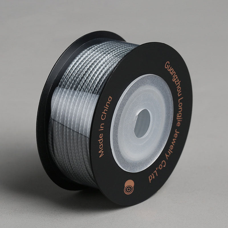 1.5mm Korean-Style Coated Weaving Thread for Handmade Jewelry, Bracelet Knotting & Traditional Craft Work, Multi-Color