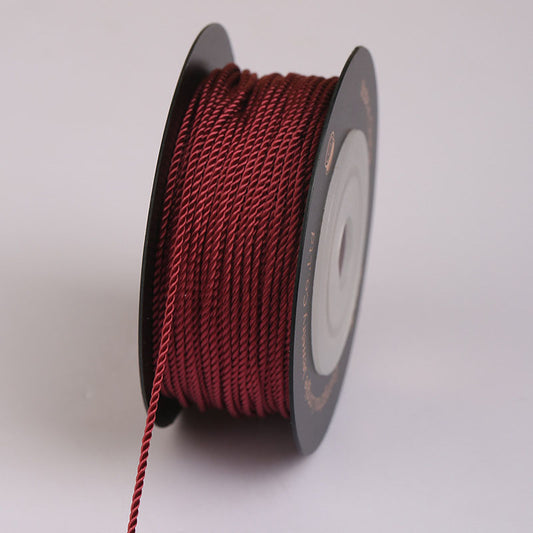 Multi-Color 1.0mm Craft Twisted Cord for Handmade Bracelet & Necklace Projects, Jewelry Weaving & DIY Accessory String