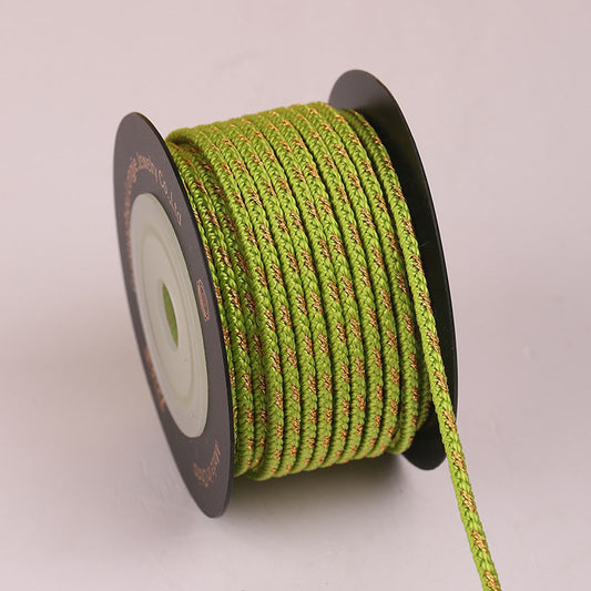 Multi-Color 2.5mm Extra Firm Eight-Strand Cord for Bracelet Making, Jewelry Braiding Rope, DIY Handwoven Craft Material