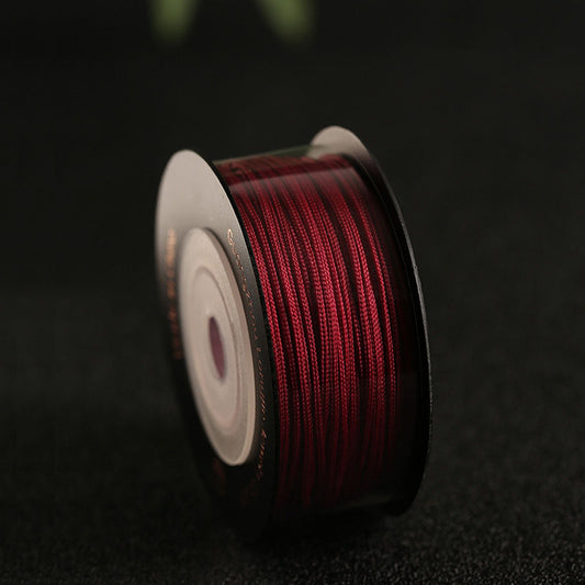 1mm Colorfast Nylon Weaving Cord for DIY Bracelets, Necklace Making & Traditional Knot Crafts