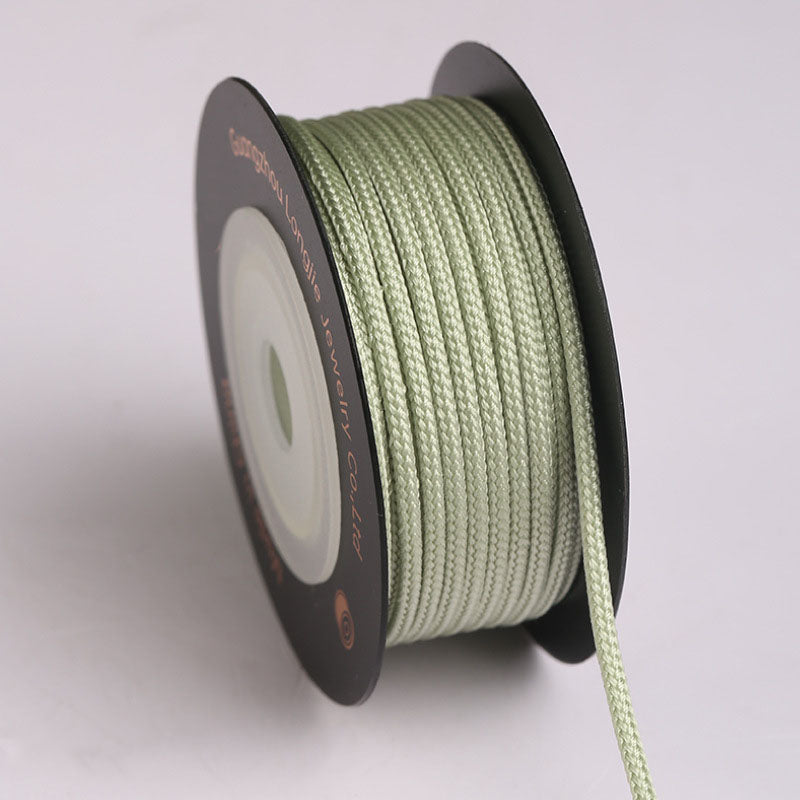 Soft 2mm Craft Rope, Round Jewelry Thread for Pendant Design, Handwoven Accessories & Creative DIY Projects