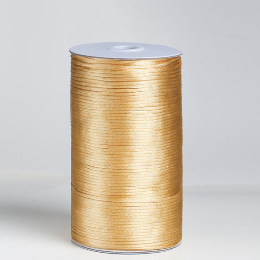 2.5mm Chinese Knotting Cord Nylon Braided Rope – Jewelry Making Thread for Bracelets, Necklaces, DIY Crafts & Multi-Color Handcraft Projects