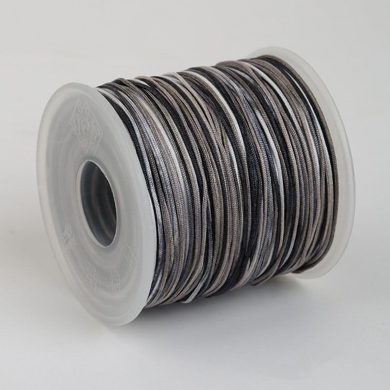 Variegated Nylon Jewelry String 0.7mm for Bracelet, Knotting & Decorative Craft Use