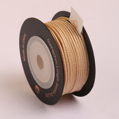 Individual Pack 1.5mm Eight-Strand Braided Cord, Soft Polyester Weaving String for Bracelets, Necklace Crafts & Handmade Accessories