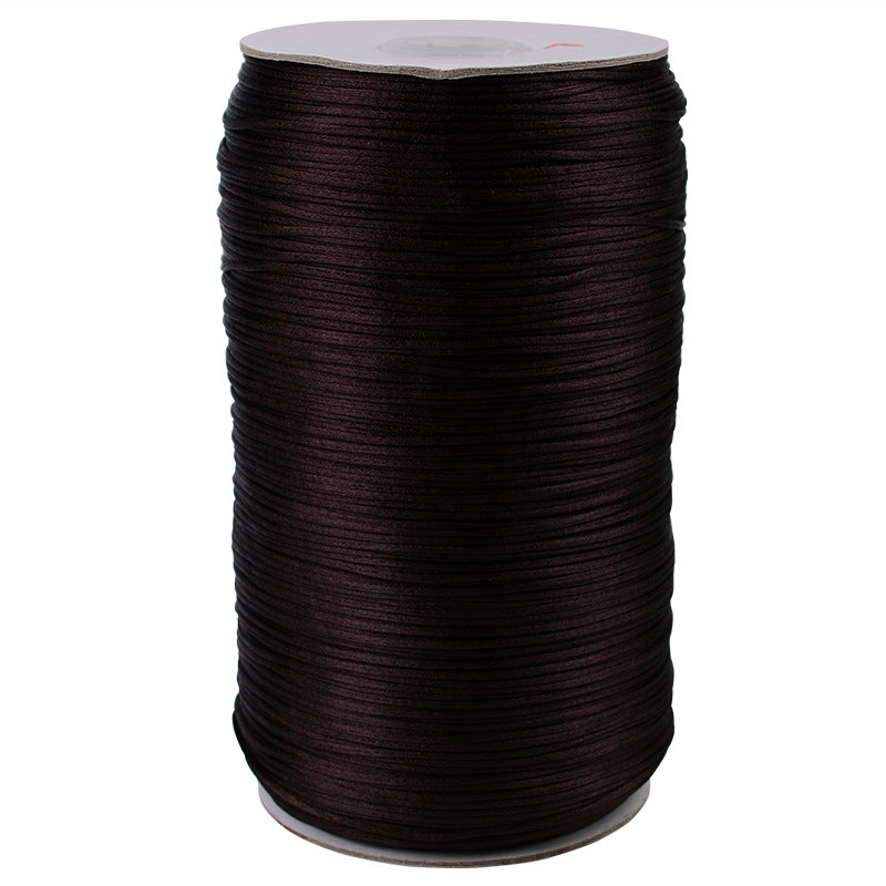 1.5mm Nylon Chinese Knotting Cord – Korean Silk Style Craft String for Jewelry Making, DIY Braiding & Weaving Rope, Fade-Resistant Beading Thread, 500m Bulk Spool