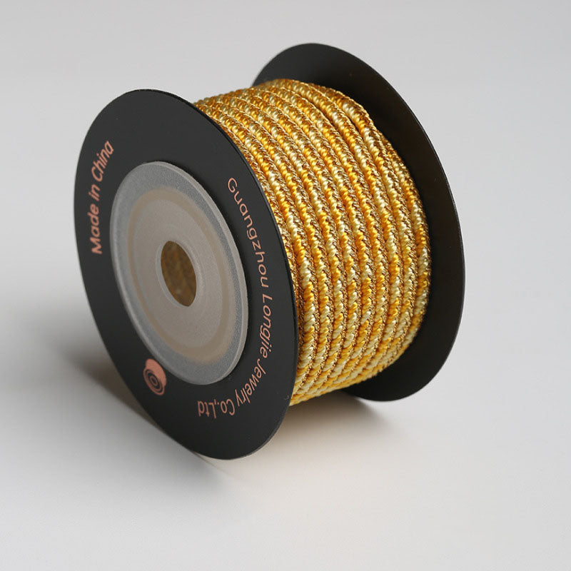 3.0mm Multi-Tone Braided Rope, 8-Strand Polyester Cord for Handcrafted Bracelets, Necklaces & Creative Accessories