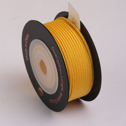 Individual Pack 1.5mm Eight-Strand Braided Cord, Soft Polyester Weaving String for Bracelets, Necklace Crafts & Handmade Accessories