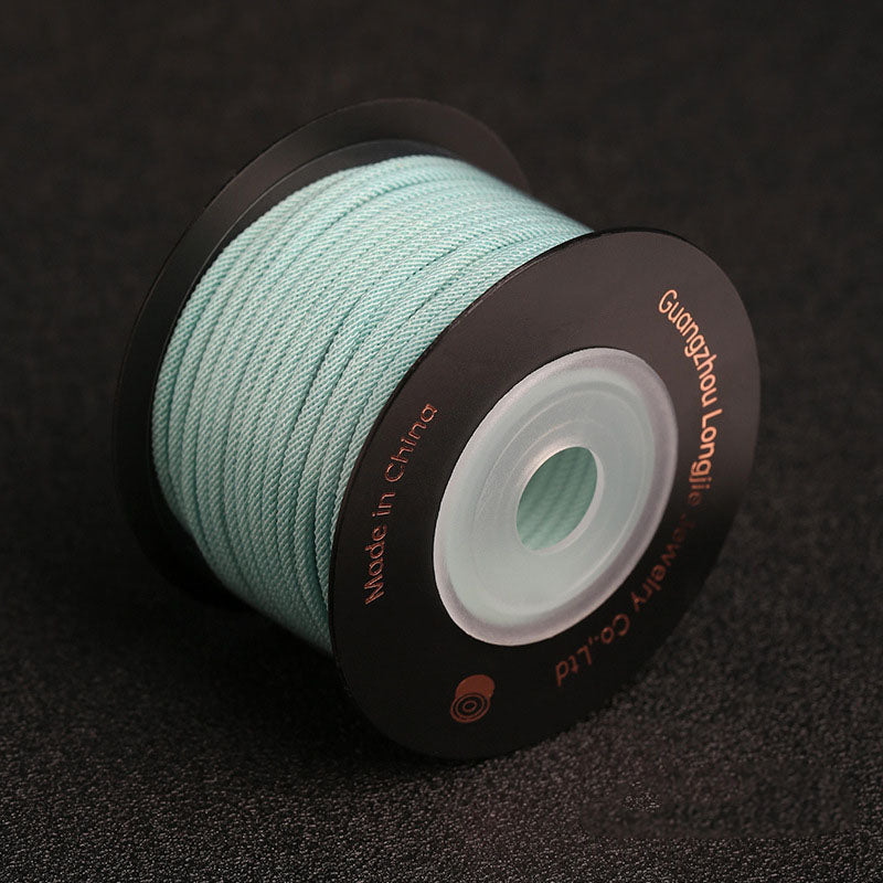 Fade-Resistant 2.0mm Milan Cord for Jewelry Crafting, Handwoven Bracelet & Necklace String, Chinese Knot DIY Weaving Material