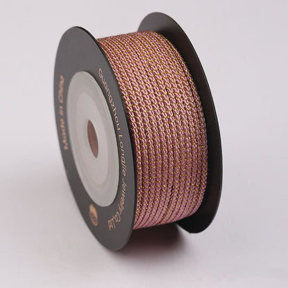 Starry Pattern 1.5mm Decorative Craft Cord, Mambo Style Jewelry String for Bracelet Weaving, Pendant Design & Handmade Projects