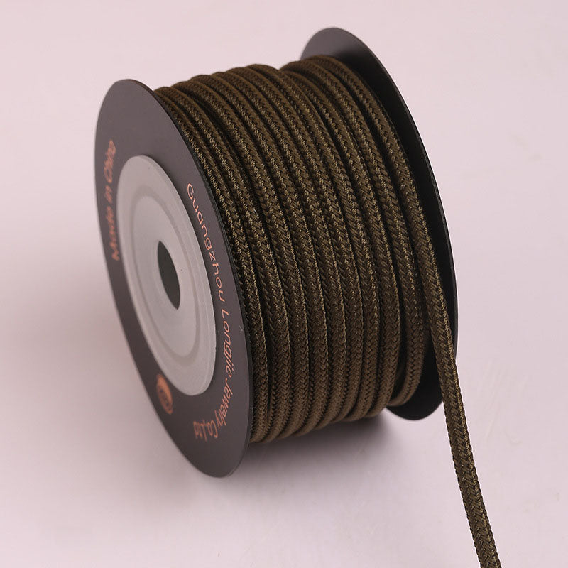 Soft Round Craft Rope 3mm for Bracelet Weaving, Pendant Design and DIY Accessories
