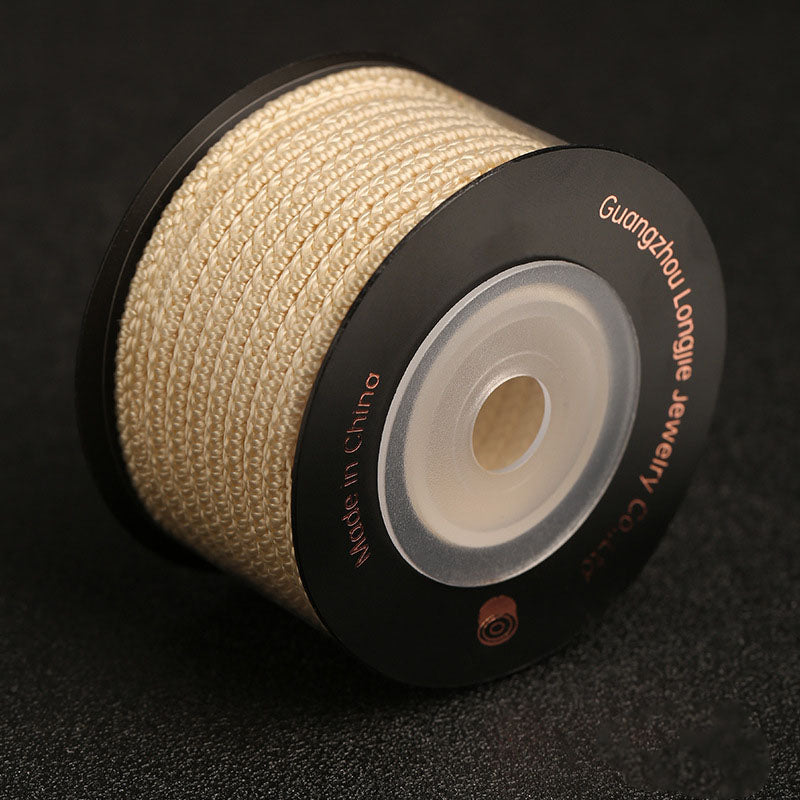 Dragon Boat Style 3.5mm Handwoven Cord, 8-Strand Craft Rope for Bracelet Making, Decorative Knotting & DIY Projects