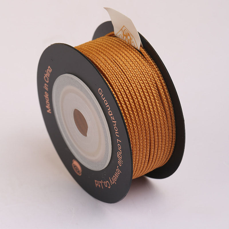 Individual Pack 1.5mm Eight-Strand Braided Cord, Soft Polyester Weaving String for Bracelets, Necklace Crafts & Handmade Accessories