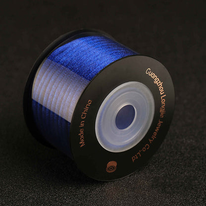 No.4 Korean Silk Craft Cord 3.0mm for Necklace & Bracelet Making, Decorative Braided Rope, DIY Handcraft Supplies