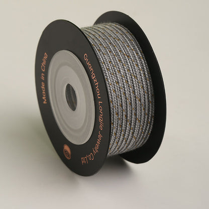Handmade Jewelry Cord 2.0mm Polyester Cotton Rope, Colorful DIY Bracelet String, Boho Style Craft Thread