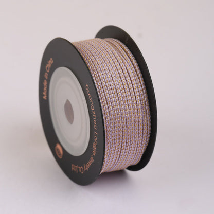 Decorative 1.8mm Mambo Braiding Cord, Starry Jewelry Rope for Friendship Bracelets, Beading Projects & DIY Handcrafts