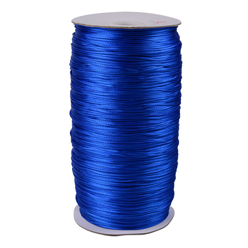 1.5mm Nylon Chinese Knotting Cord – Korean Silk Style Craft String for Jewelry Making, DIY Braiding & Weaving Rope, Fade-Resistant Beading Thread, 500m Bulk Spool