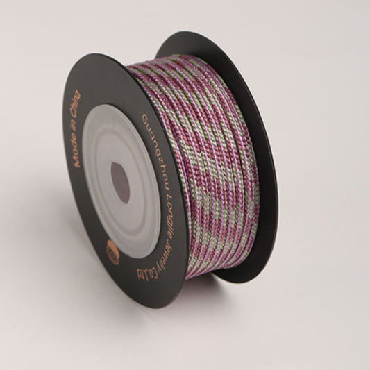 2.0mm Decorative Yun Luo Cord for DIY Jewelry Design, Handmade Bracelet Rope, Necklace Weaving String, Colorful Craft Options