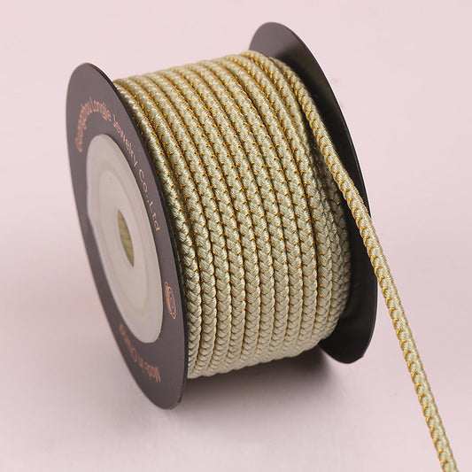 2.5mm Stiff Mini Dragon Scale Craft Cord, Decorative Rope for Handmade Jewelry & DIY Projects, Multi-Color Braiding String