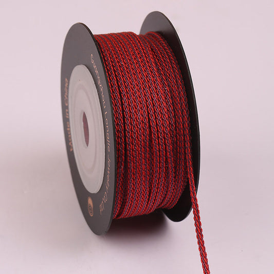 1.5mm Smooth Square Braiding Cord for Jewelry DIY, Dragon Beard Style Rope for Bracelet Making, Necklace Weaving & Bodhi Accessories