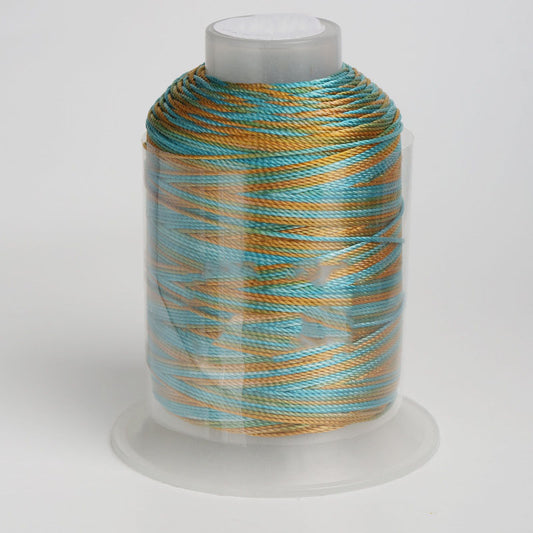 Fine 0.8mm Color-Blend Braiding Cord for Friendship Bracelets, Pendant Stringing & Handmade Jewelry Projects