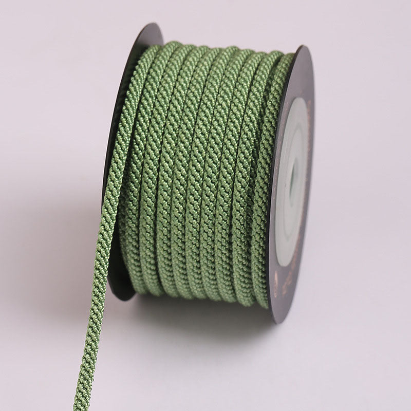 3.0mm Textured Corn Braided Rope for Handmade Jewelry Projects, Strong Nylon Cord for DIY Bracelets & Creative Crafts