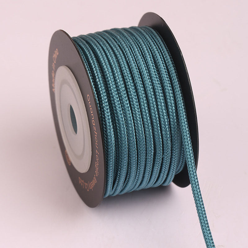 3mm Decorative Round Cord for Handwoven Jewelry, Chinese Knot Art and Creative Crafts