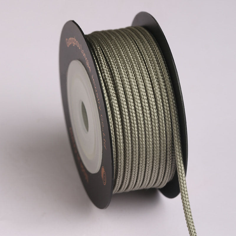 2mm Round Braiding Rope for Jewelry Crafting, Soft Decorative String for Necklaces, Bracelets & Traditional Knot Art