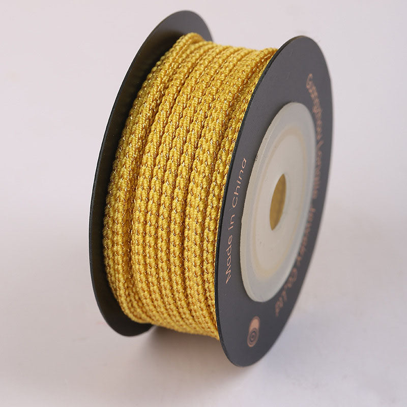 Decorative 2.0mm Starry Mambo Rope for DIY Accessories, Ethnic Bracelet Making Cord, Jewelry Braiding & Knot Craft Supplies