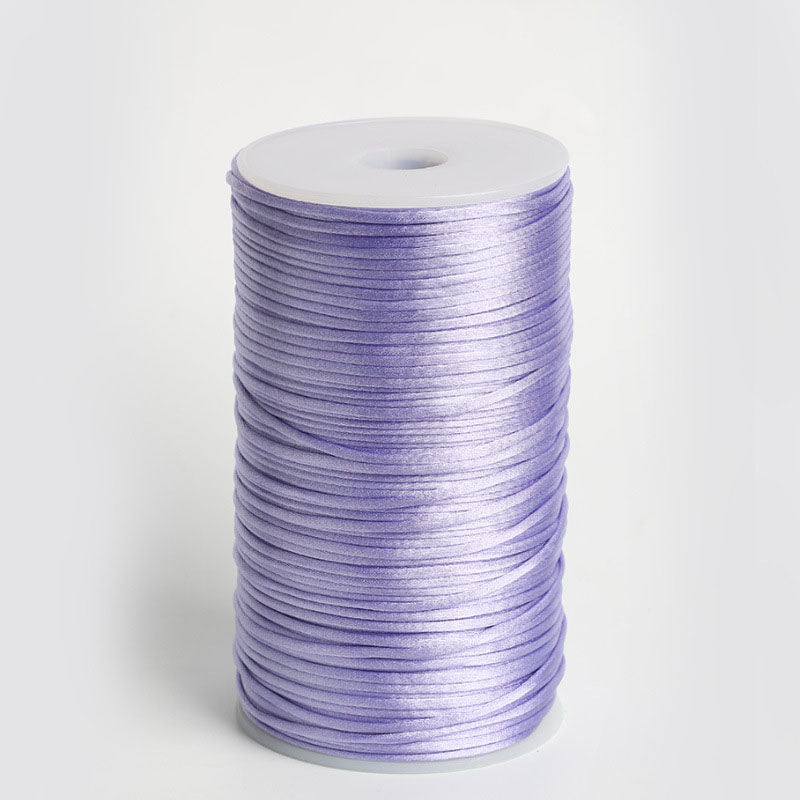 2.5mm Korean Silk Style Nylon Cord for Chinese Knot & Jewelry Making – Durable Braided String for Bracelets, Necklaces & DIY Craft Design