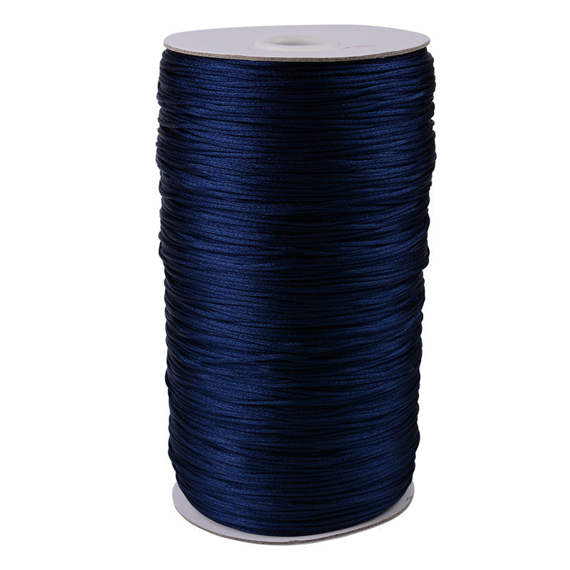 1.5mm Nylon Chinese Knotting Cord – Korean Silk Style Craft String for Jewelry Making, DIY Braiding & Weaving Rope, Fade-Resistant Beading Thread, 500m Bulk Spool