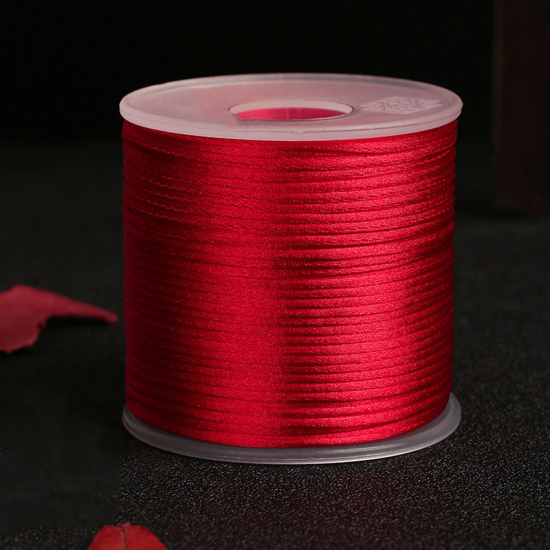 1.5mm Smooth Silk Finish Cord for Jewelry Braiding and Handwoven Accessories