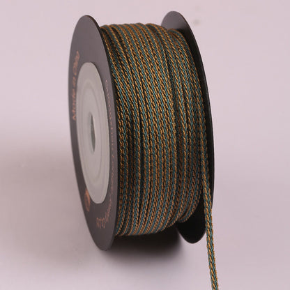 1.5mm Smooth Square Braiding Cord for Jewelry DIY, Dragon Beard Style Rope for Bracelet Making, Necklace Weaving & Bodhi Accessories