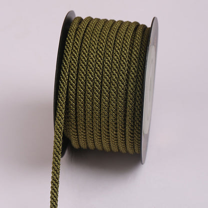 3.0mm Textured Corn Braided Rope for Handmade Jewelry Projects, Strong Nylon Cord for DIY Bracelets & Creative Crafts