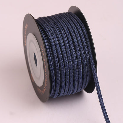3mm Decorative Round Cord for Handwoven Jewelry, Chinese Knot Art and Creative Crafts