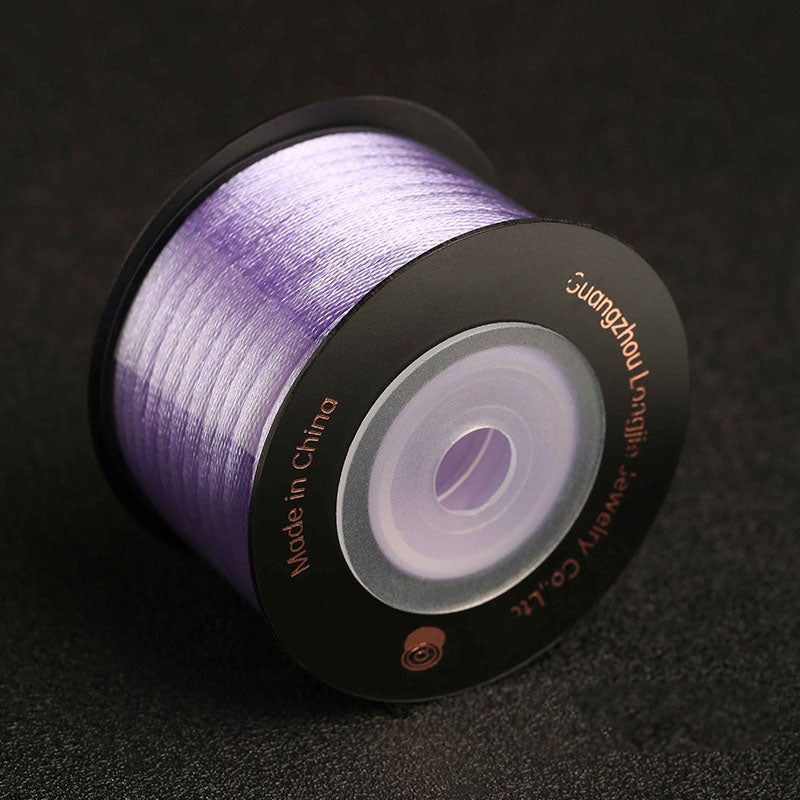 3.0mm Braided Korean Silk Cord for Chinese Knot Crafts, Pendant Weaving, Jewelry Accessories & DIY Creative Projects