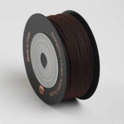 1.5mm Smooth Corn Pattern Craft Cord for Jewelry Projects, Polyester Braided String for DIY Bracelets, Necklaces & Handmade Accessories