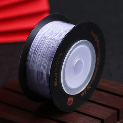 0.5mm Smooth Nylon Craft Thread, 100m Roll for Handmade Jewelry, Knotting, Bracelet Making, Macrame & Decorative DIY Use