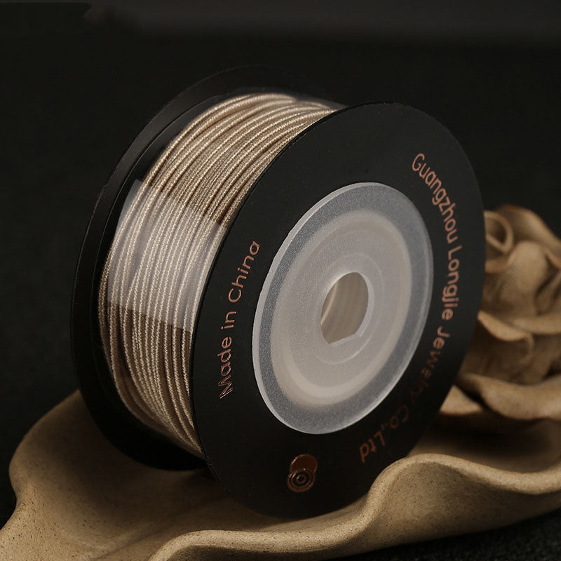 1.2mm Braided Wrapping String for DIY Jewelry & Bracelet Crafting, Chinese Knot Work, Pineapple Knot Shaping & Decorative Weaving Rope