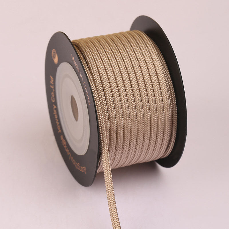 3mm Durable Paracord for Jewelry Projects, Handwoven Bracelet Cord, DIY Necklace Making Rope, Decorative Pendant Craft String