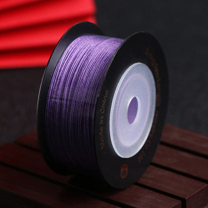 0.5mm Smooth Nylon Craft Thread, 100m Roll for Handmade Jewelry, Knotting, Bracelet Making, Macrame & Decorative DIY Use
