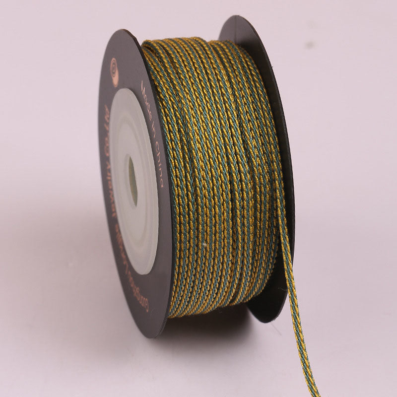 1.5mm Smooth Square Braiding Cord for Jewelry DIY, Dragon Beard Style Rope for Bracelet Making, Necklace Weaving & Bodhi Accessories