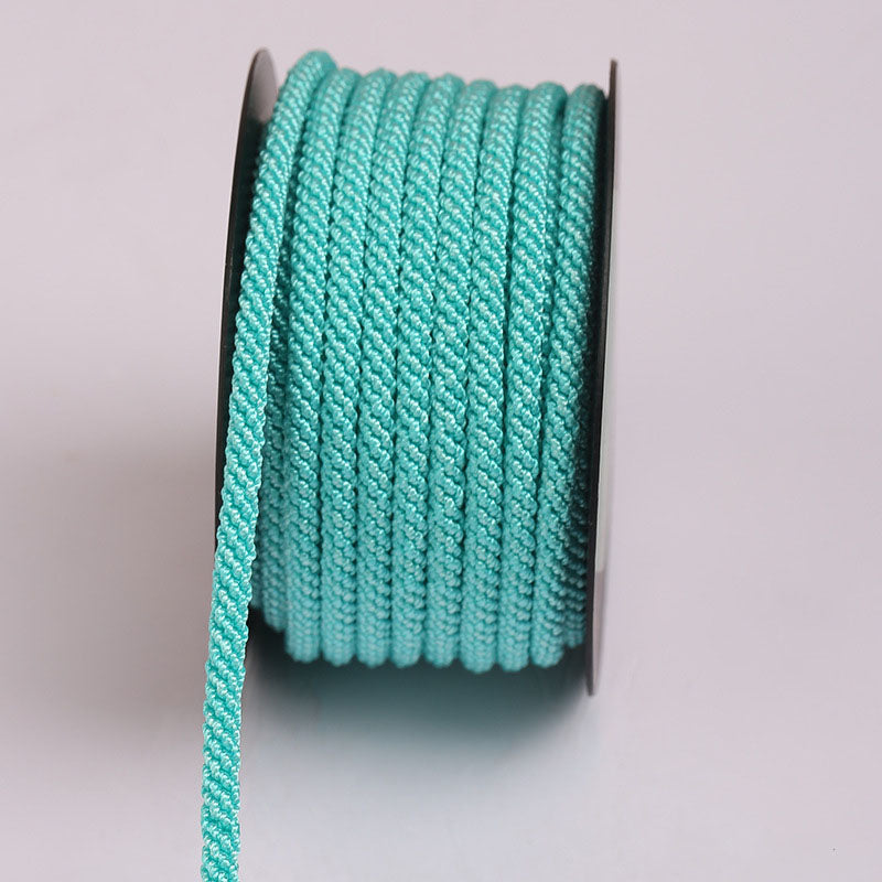 3.0mm Textured Corn Braided Rope for Handmade Jewelry Projects, Strong Nylon Cord for DIY Bracelets & Creative Crafts