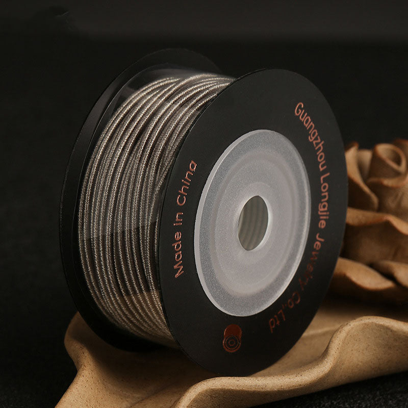 1.2mm Braided Wrapping String for DIY Jewelry & Bracelet Crafting, Chinese Knot Work, Pineapple Knot Shaping & Decorative Weaving Rope