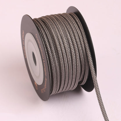 3mm Decorative Round Cord for Handwoven Jewelry, Chinese Knot Art and Creative Crafts