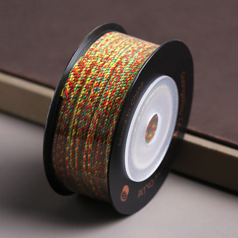1.2mm Artistic Cotton Mix Cord for Chinese Knot Craft, Bracelet & Ornament Design – Dunhuang Series