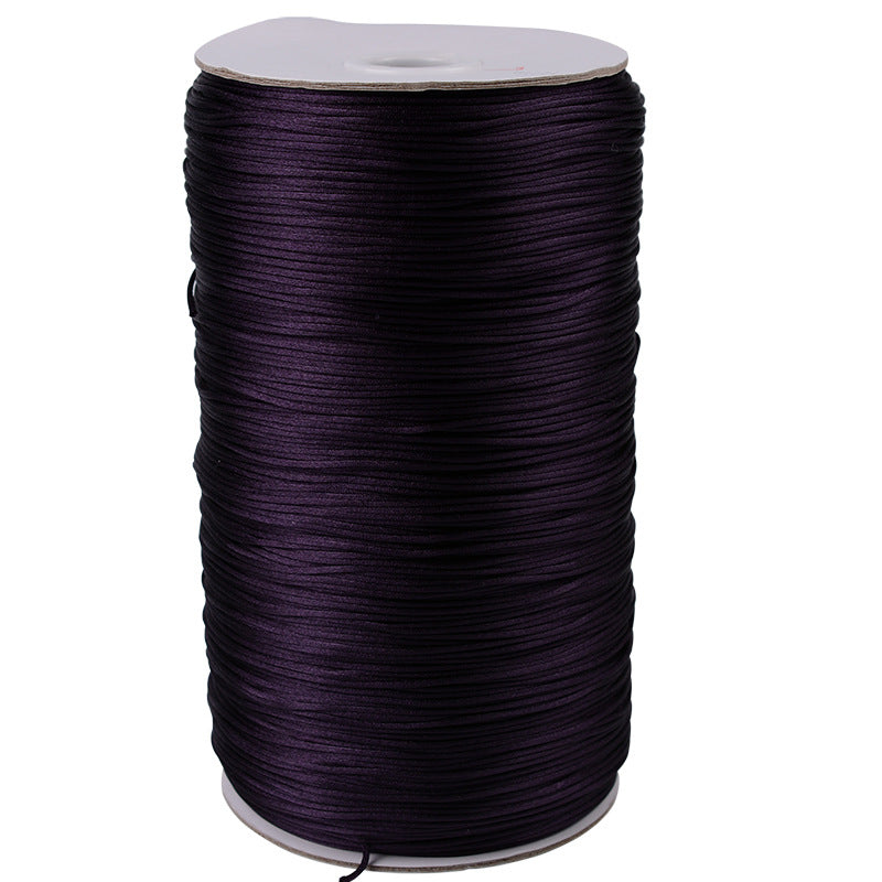 2.5mm Korean Silk Style Nylon Cord for Chinese Knot & Jewelry Making – Durable Braided String for Bracelets, Necklaces & DIY Craft Design