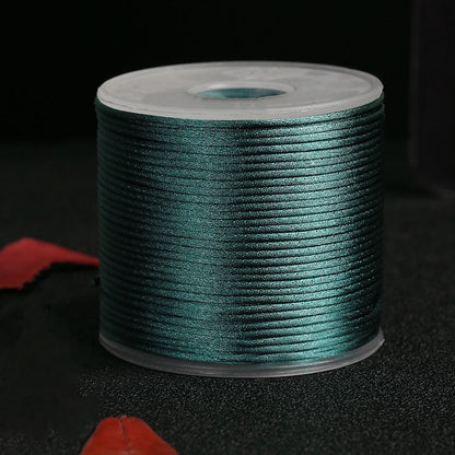 1.5mm Smooth Silk Finish Cord for Jewelry Braiding and Handwoven Accessories