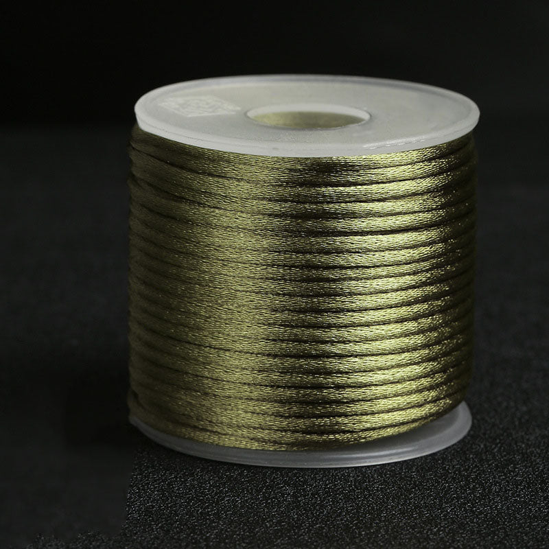 2mm Korean Style Nylon Cord for Ornamental Knotting, Jewelry Projects & Decorative Craft Work